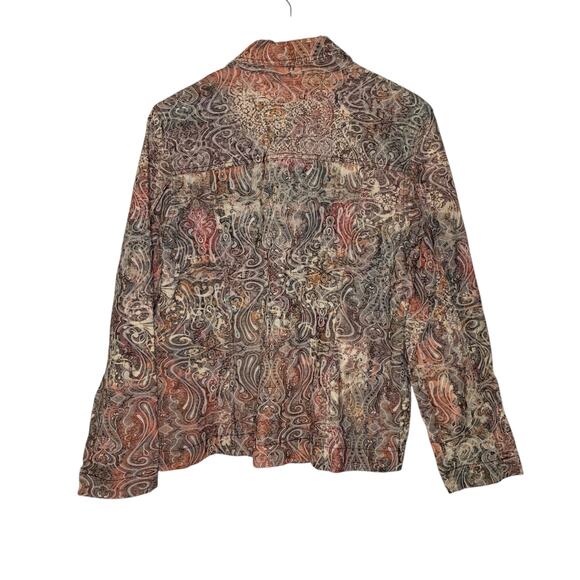 Joni B - Size L - Boho Inspired Textured Jacket - Picture 5 of 6